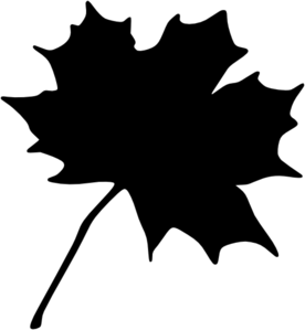 Black Leaf Clip Art at Clker.com.