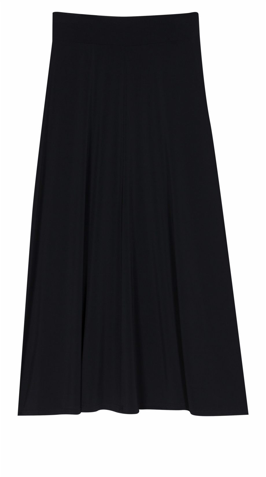 Black Long Skirt Trousers.