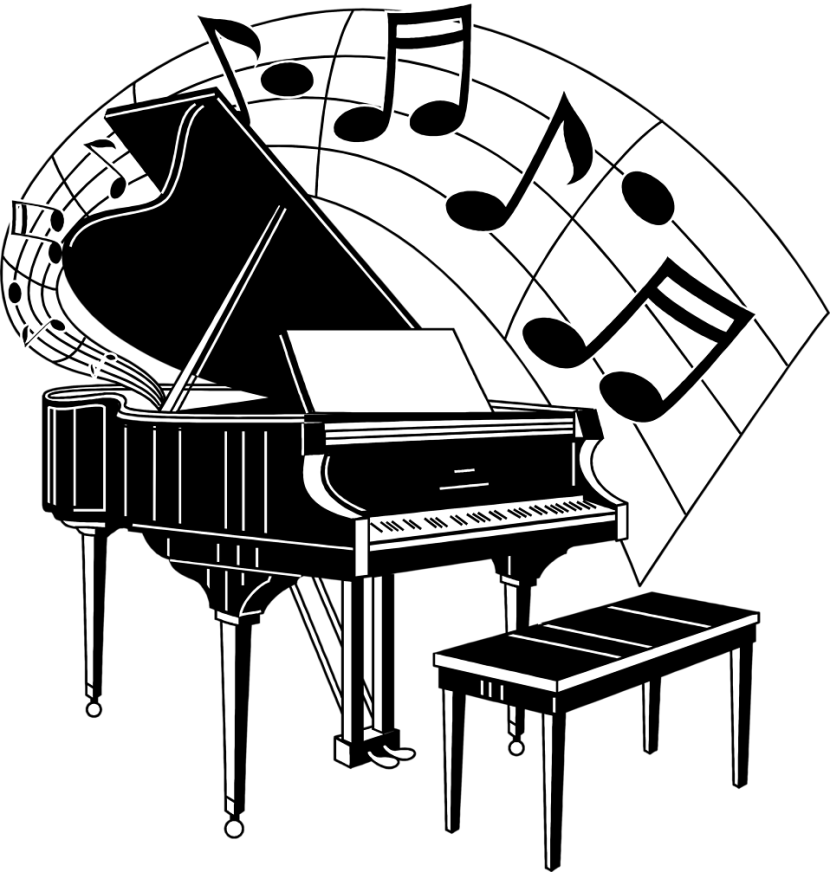 Piano clip art free.