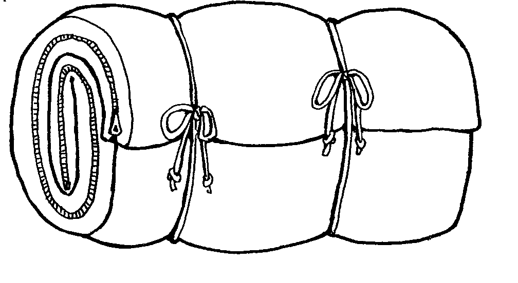 Clipart Sleeping Bag Camping.