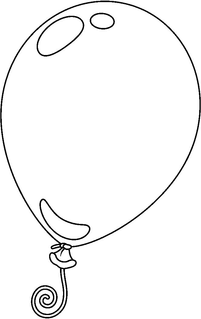 Balloon Black And White Clipart Balloon Clipart Black And.