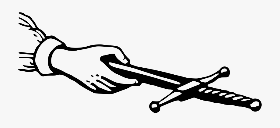 Clipart Hand Offering A Dagger.