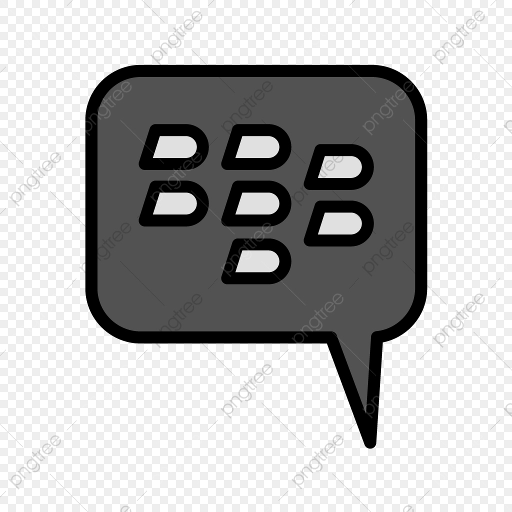 Blackberry Vector Icon, Chat, Telephone, Chat Icon PNG and Vector.