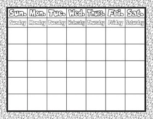 Weekly Calendar.