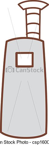 Vector Illustration of A blast furnace csp16007723.