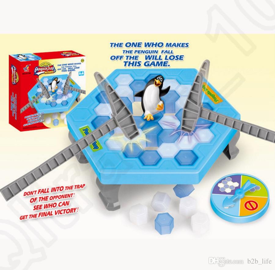 Ice Breaking Table Game Penguin Trap Save The Bee Activity.