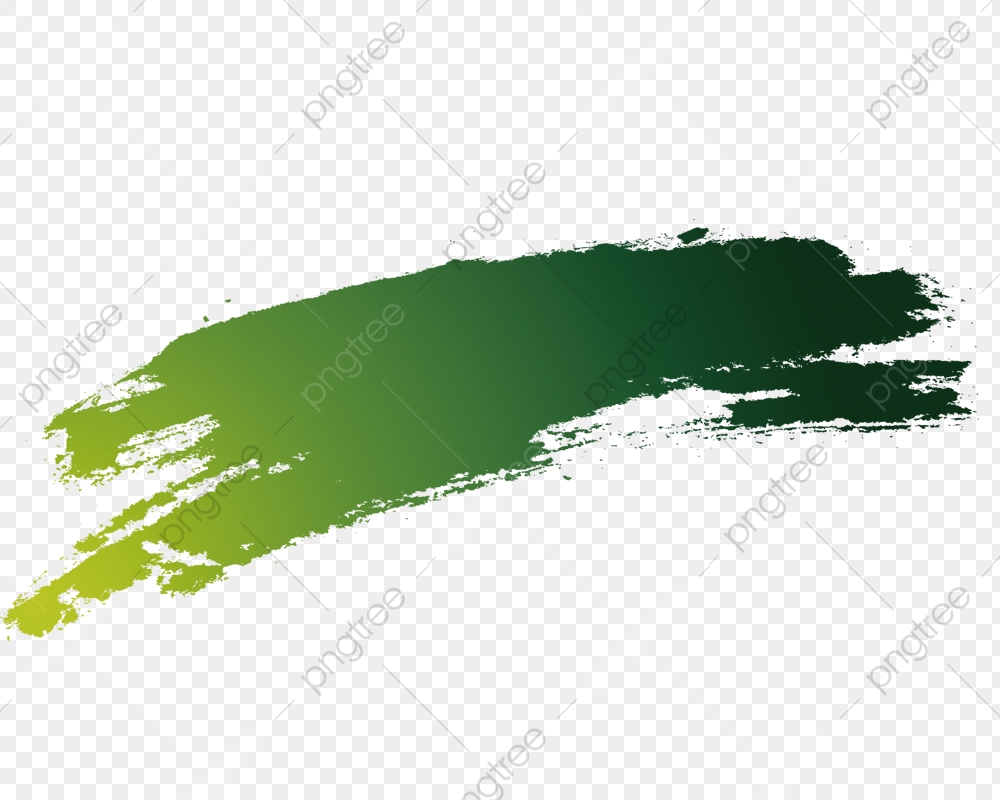 Brush Brush Effect, Dark Green, Calligraphy PNG Transparent Clipart.