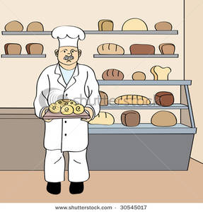 The Baker Clipart.