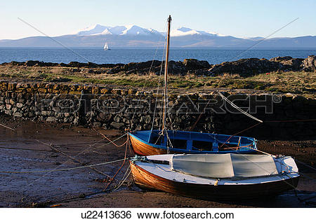 Stock Images of Scotland, Ayrshire, Portencross, Portencross.