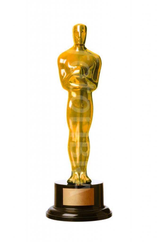 Oscar Award Statue Clipart.