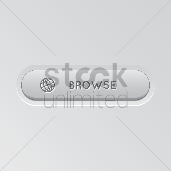 Browse button Vector Image.