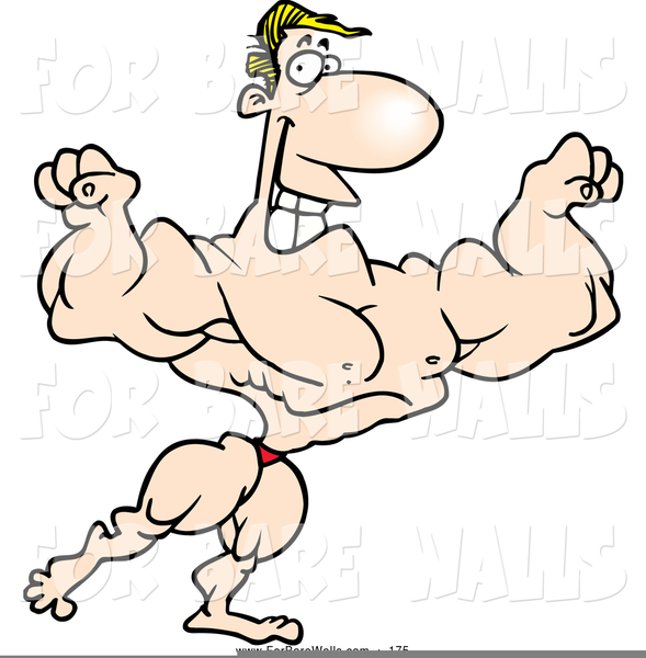 Buff Guy Clipart.