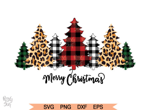 Buffalo Plaid Trees (Graphic) by roxysvg26 · Creative Fabrica.