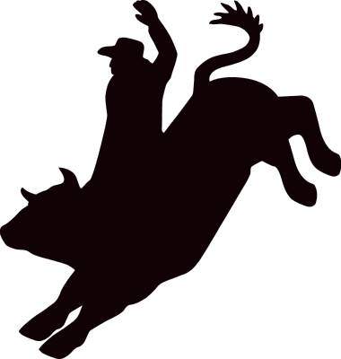 Bull Riding Clipart.