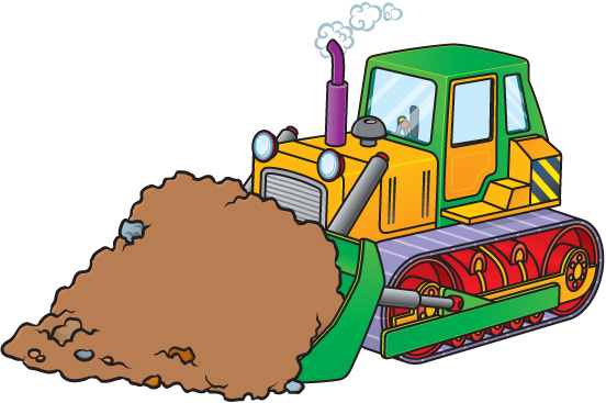 Bulldozer Clipart.