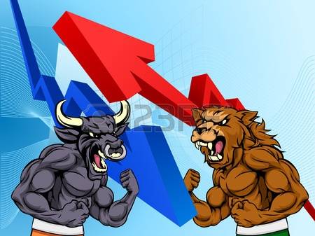 169 Bullish Bearish Stock Vector Illustration And Royalty Free.