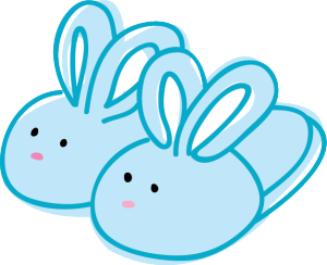 Bunny Slippers Clipart & Free Clip Art Images #3598.