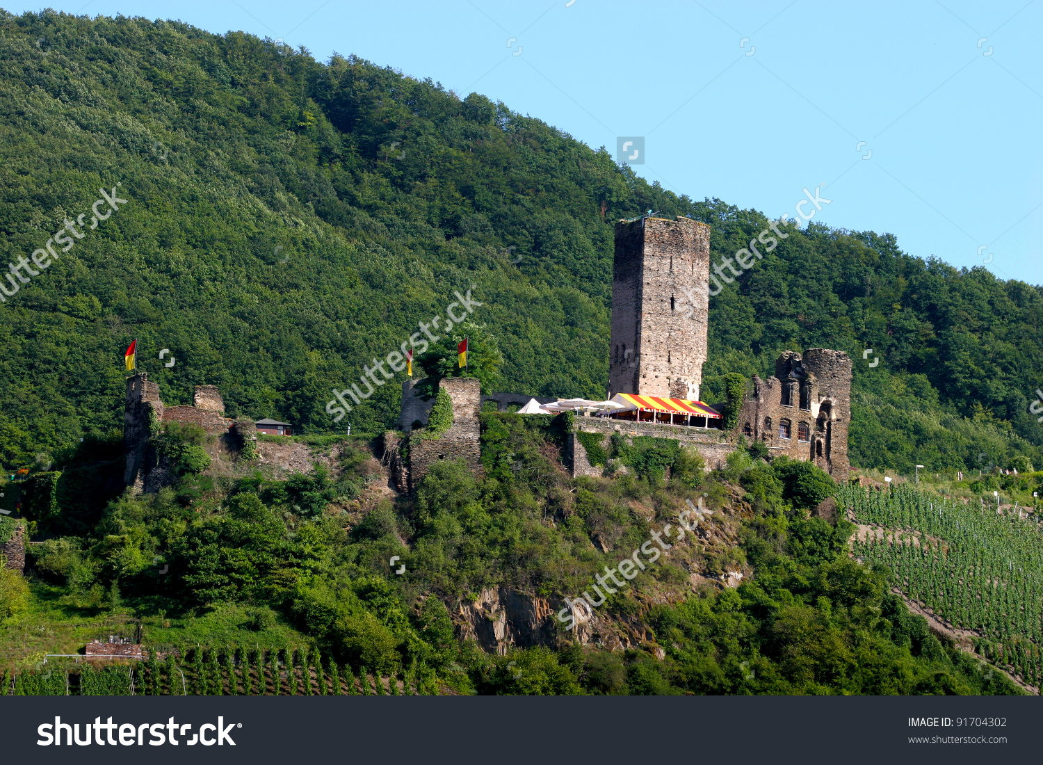 Metternich Castle In Beilstein,Germany Stock Photo 91704302.