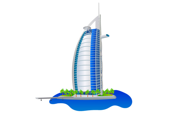 Burj al arab clip art.