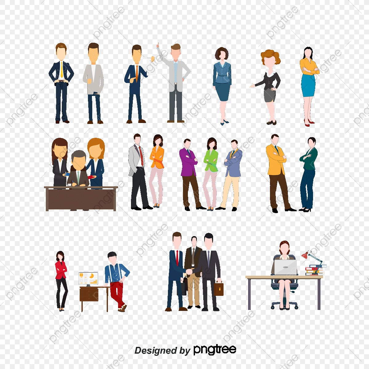 Vector Business People Collection, Business Vector, People Vector.