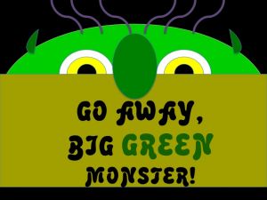 Go Away Big Green Monster Powerpoint Activity.