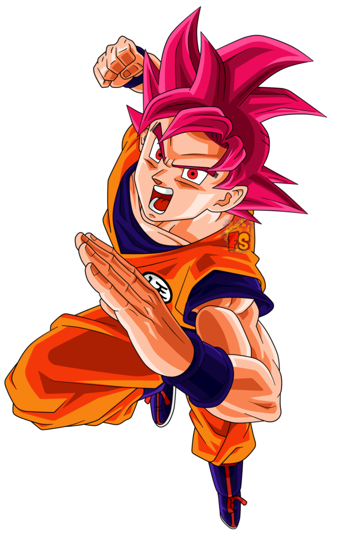 Goku ssj dios png 4 » PNG Image.