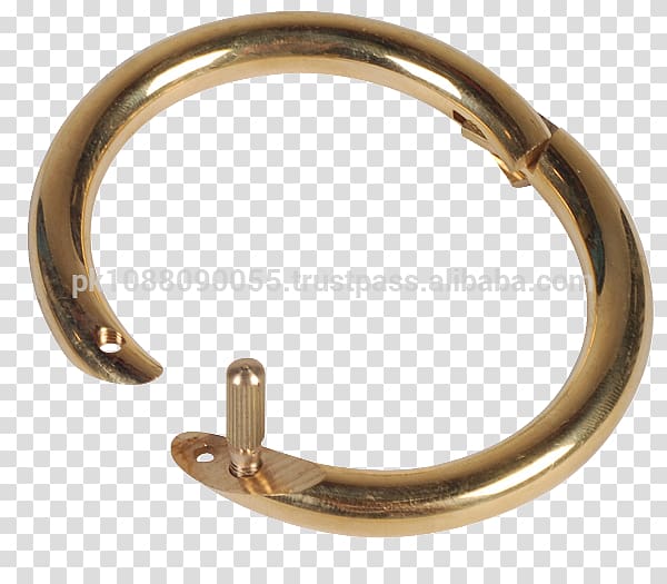 Cattle Bull Ring Jewellery Gold, nose piercing transparent.