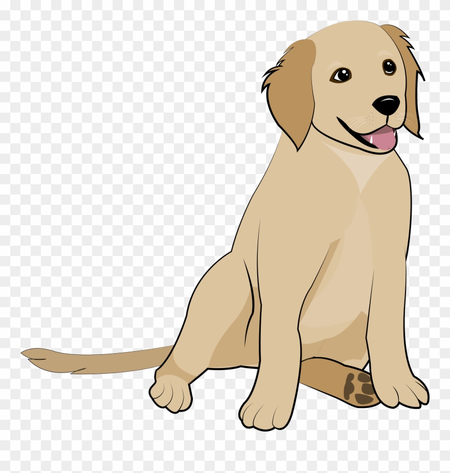 5 Golden Retriever Puppy Clipart (#3067993).