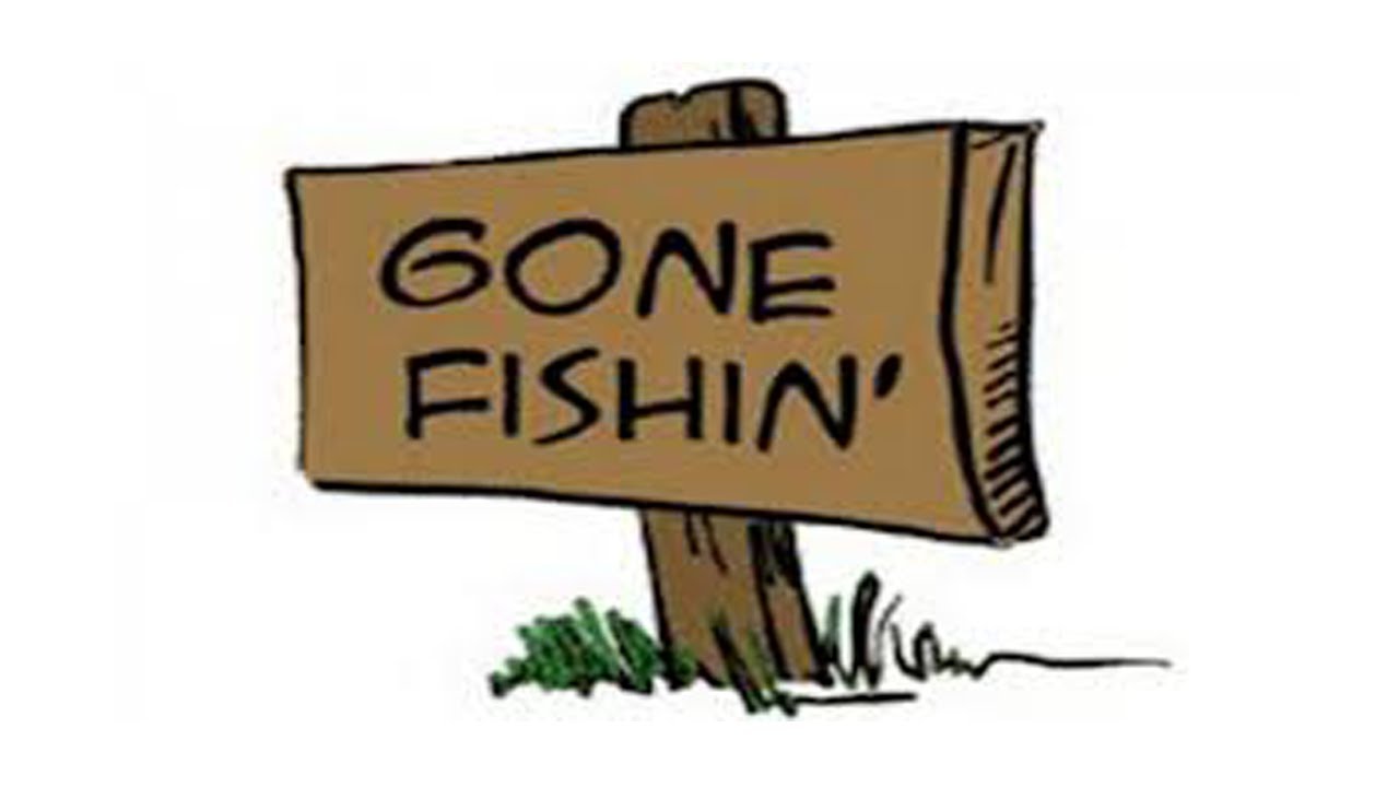 Gone Fishing' Clipart.