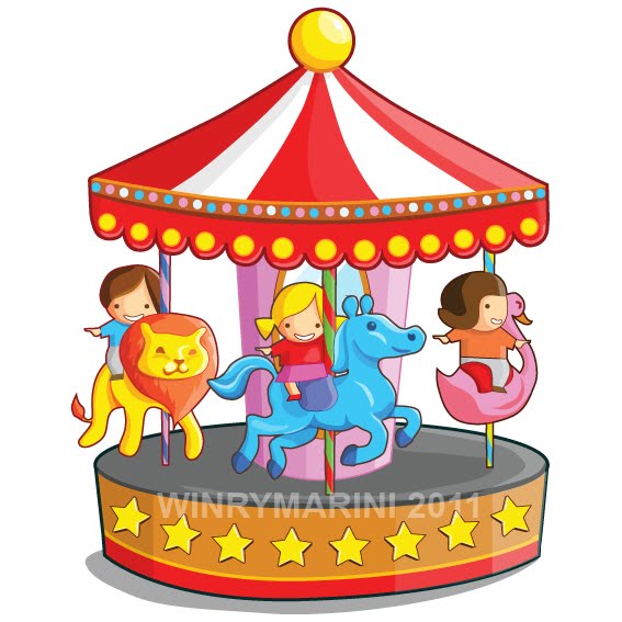 Merry go round clip art.