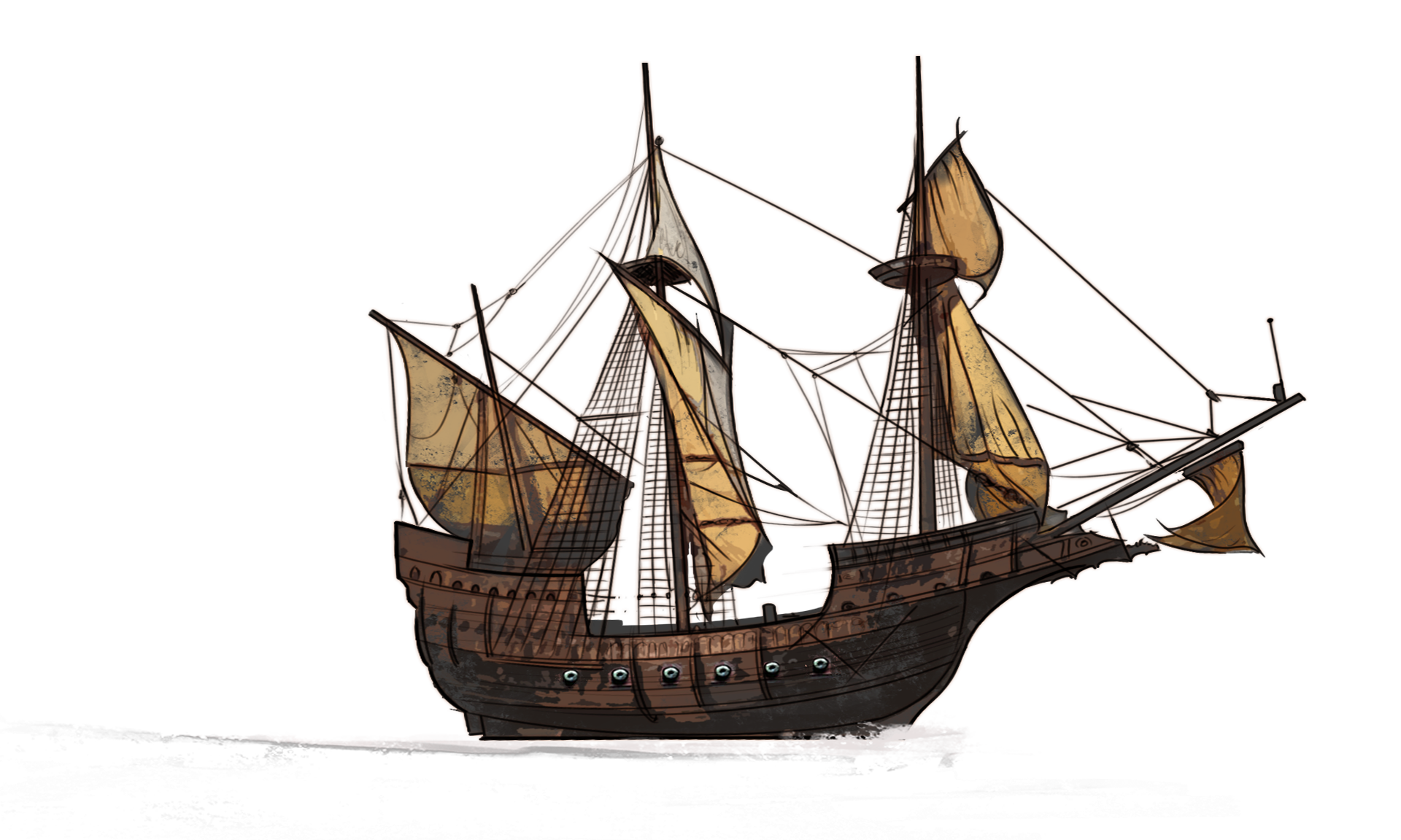 Manila galleon PNG Images.