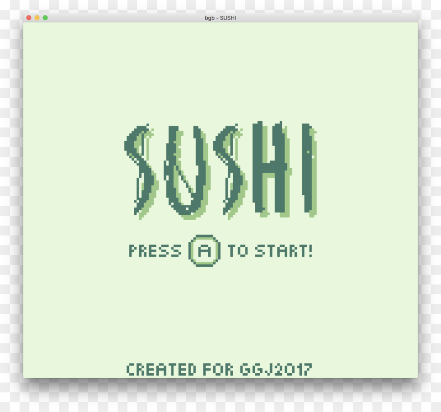 Game Boy Advance Logo Sushi.