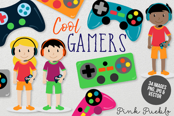 Gamer Clipart and Vectors.