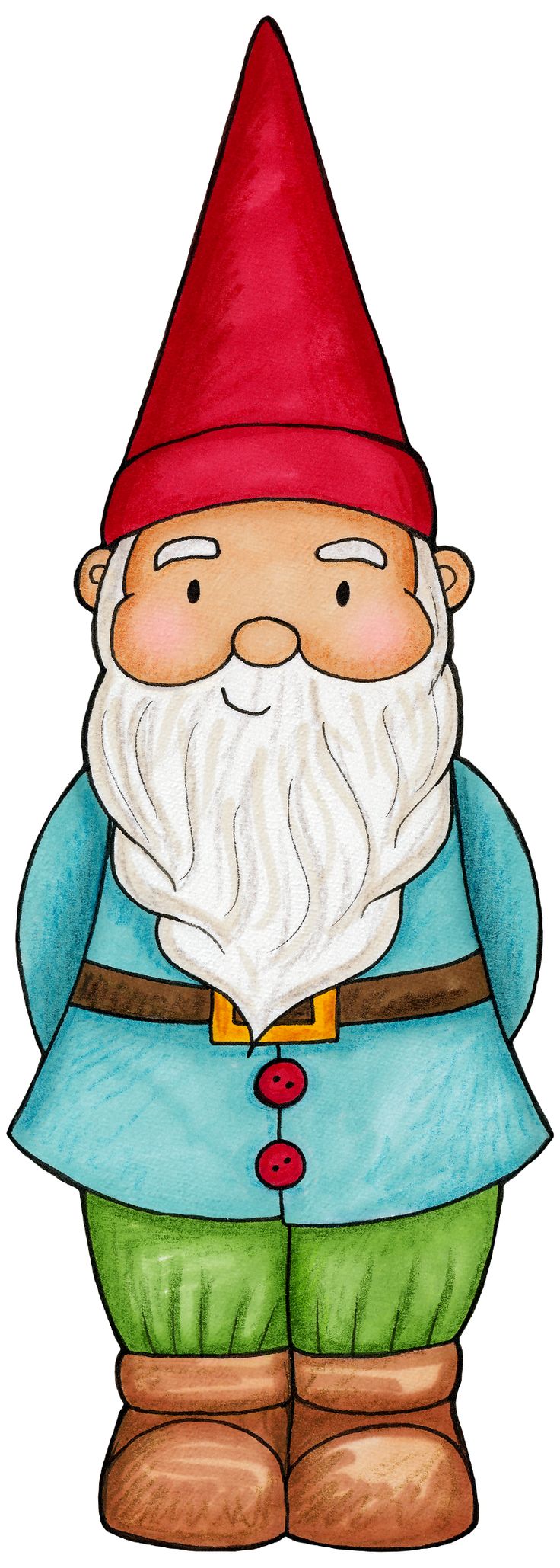 Garden Gnome Clip Art.