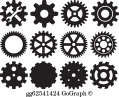 Gear Clip Art.