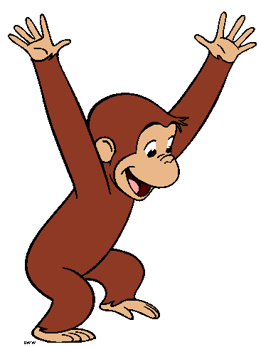 Free Printable Curious George Clip Art.