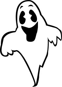 Ghost Clip Art Images Black And White.