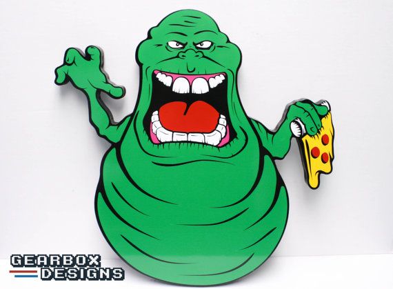 Ghostbusters Slimer Wall Art Over 16 inches by.