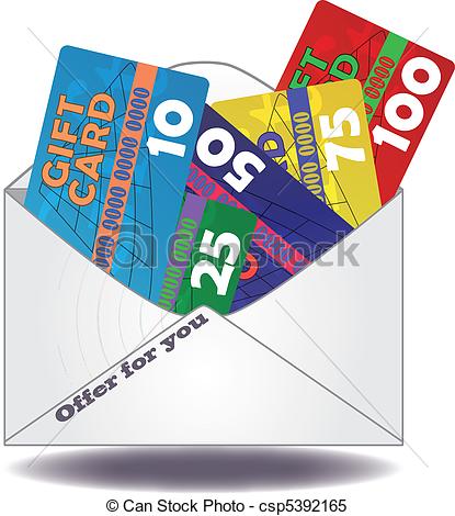 Gift Card Clipart, Gift Card Free Clipart.