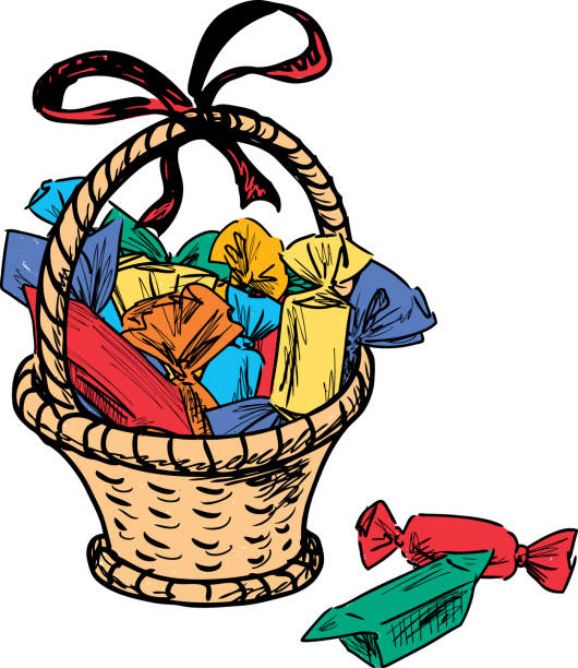 Best Gift Basket Illustrations, Royalty.