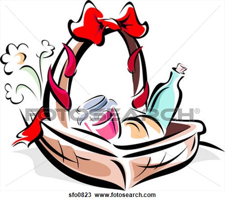 Gift Basket Clipart.