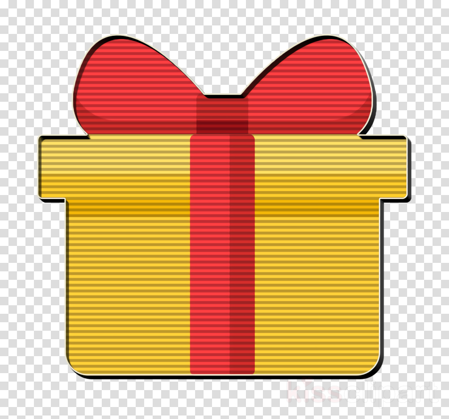 Gift icon Gift box icon Happiness icon clipart.