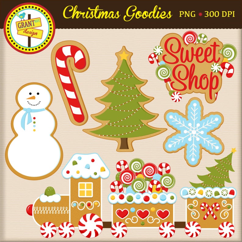 Christmas Cookies Clip Art.