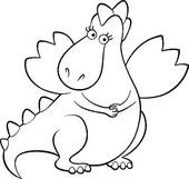 Girl Dragon Clipart.