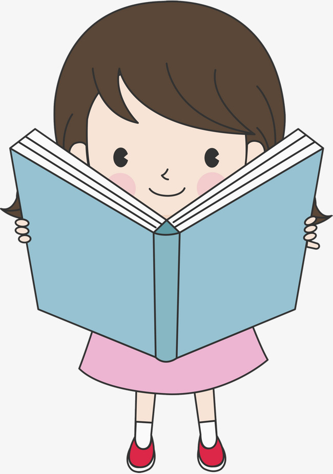 Download Free png Reading Girl, Reading Clipart, Hand, Blue Book PNG.