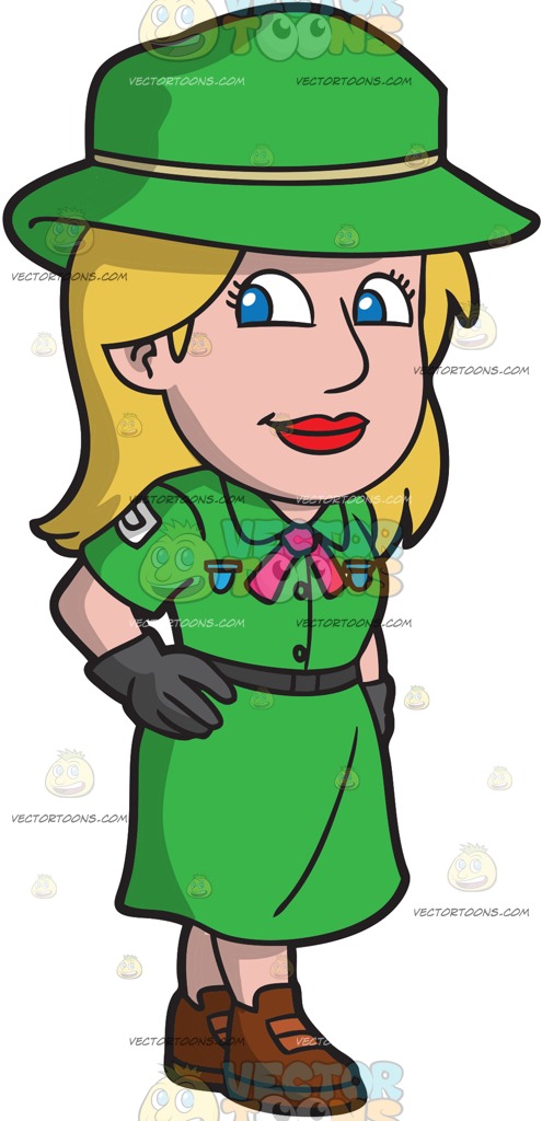 girl scout clip art.