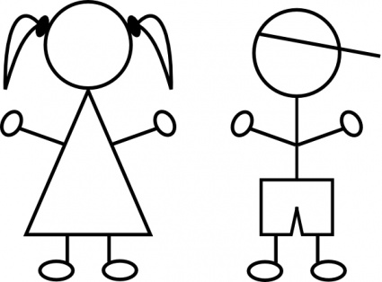 93+ Girl Stick Figure Clip Art.