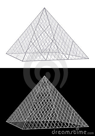 Louvre Pyramid Clip Art.