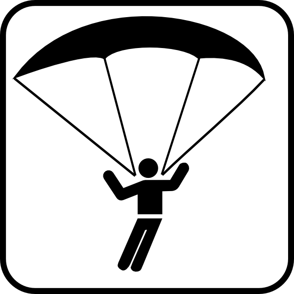 Paraglider Clip Art at Clker.com.