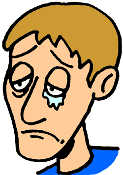 Gloomy Guy Clipart.